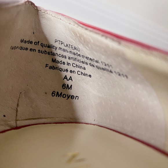 Vintage Red High Heels Nine West Size 6 - Picture 7 of 8